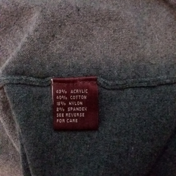 525 America Gray Long Puff Sleeve V-Neck Sweater Womens Size Large - Picture 13 of 14